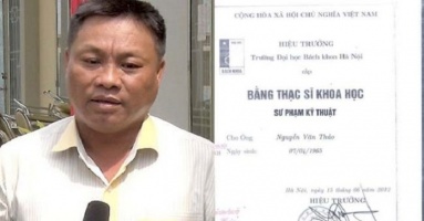 Chuyện 'lạ' tại Hà Nội: Không có bằng tốt nghiệp THPT nhưng vẫn có bằng Thạc sỹ Chuyện 'lạ' tại Hà Nội: Không có bằng tốt nghiệp THPT nhưng vẫn có bằng Thạc sỹ
