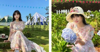 “Con gái Bằng Kiều” đi du học, ngày đầu đến trường ăn mặc bình dân khó tin giữa dàn học sinh Mỹ