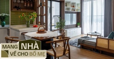 Sau 10 năm sang Mỹ, con gái mua tặng mẹ căn chung cư cao cấp: Chi thêm 300 triệu cải tạo không gian siêu ấm cúng và gần gũi