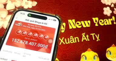 Một khách hàng trúng Jackpot hơn 150 tỷ đồng mùng 5 Tết Một khách hàng trúng Jackpot hơn 150 tỷ đồng mùng 5 Tết