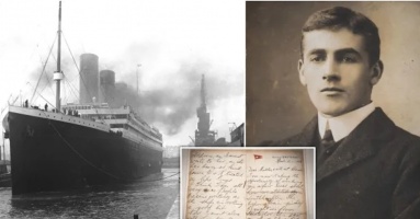 Lá thư gửi mẹ của thiếu niên 16 tuổi trên tàu Titanic Lá thư gửi mẹ của thiếu niên 16 tuổi trên tàu Titanic