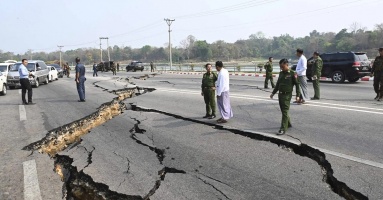 Trận động đất Myanmar như 'nhát dao cứa vào Trái Đất'