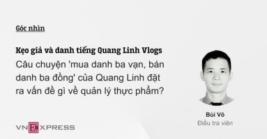 Kẹo giả và danh tiếng Quang Linh Vlogs